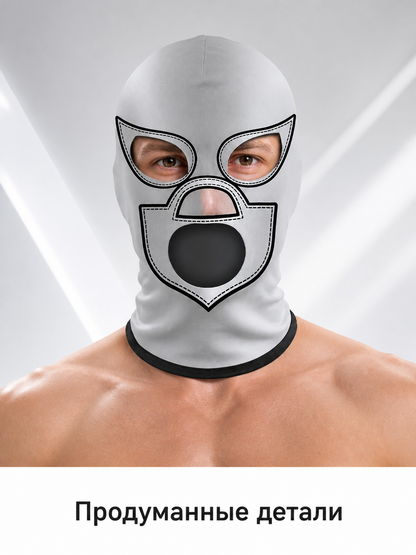 Black and White Carnival Mask for Halloween and Cosplay Costume Masks detail 2