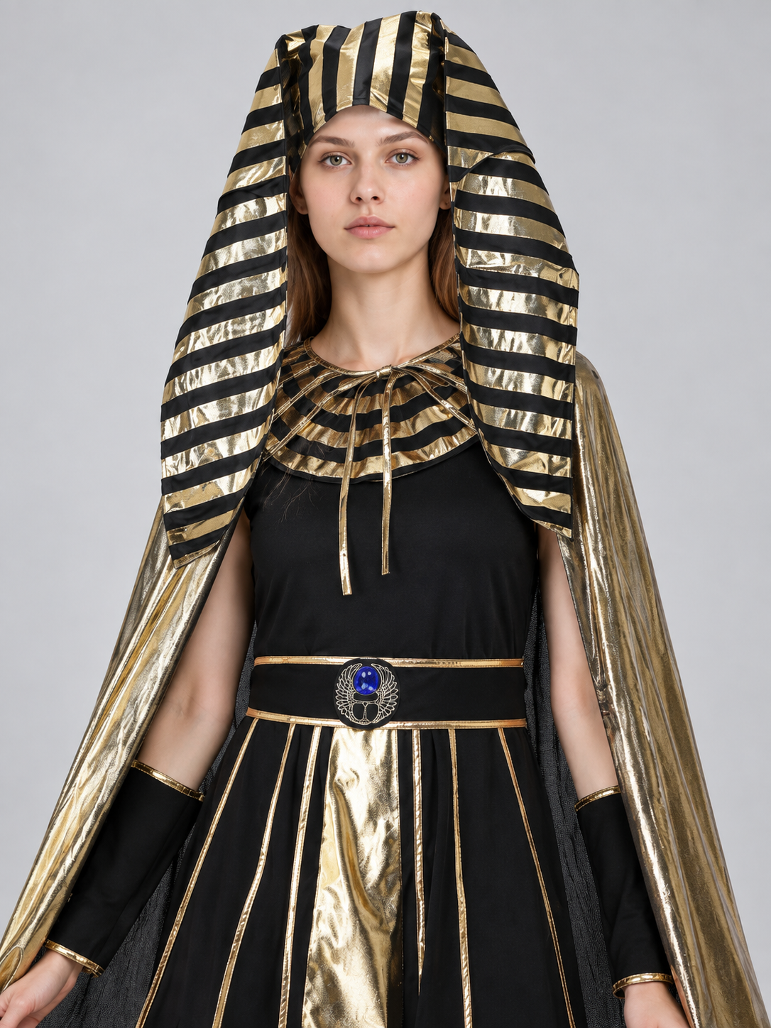 Egyptian Carnival Costume with Cape and Belt Costume Capes detail 2