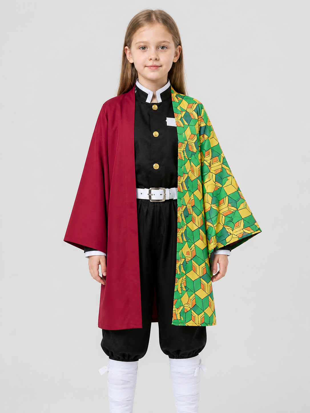 Tomioka Giyu Cosplay Costume, Set Costumes detail 3