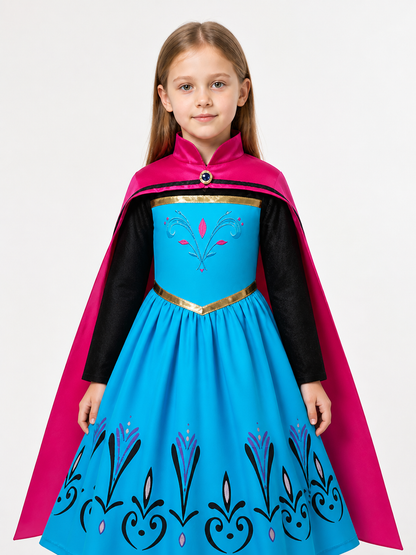 Princess Carnival Costume with Cape for Cosplay Costume Capes detail 2