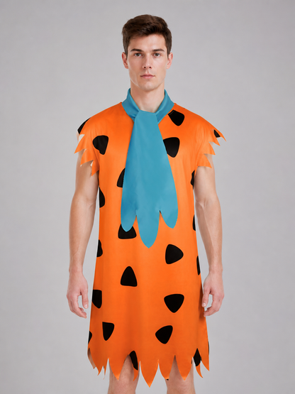 Caveman Costume with Bracelet and Club