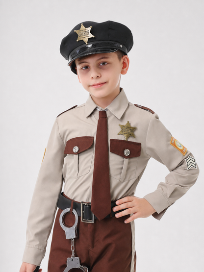 Sheriff Costume for Halloween and Stage Performances