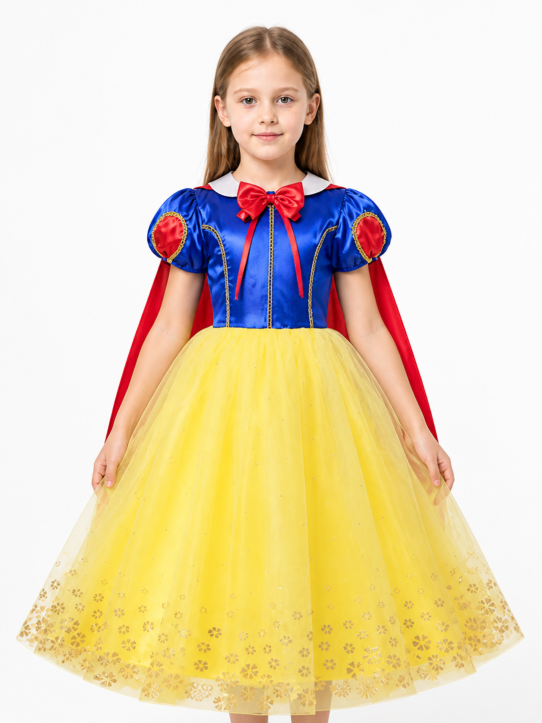 Princess Dress with Cape and Full Skirt Costume Dresses detail 3