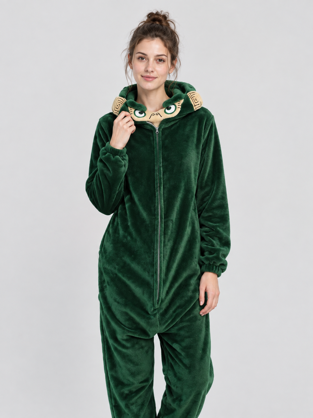 Animal Hooded Pajama Jumpsuit