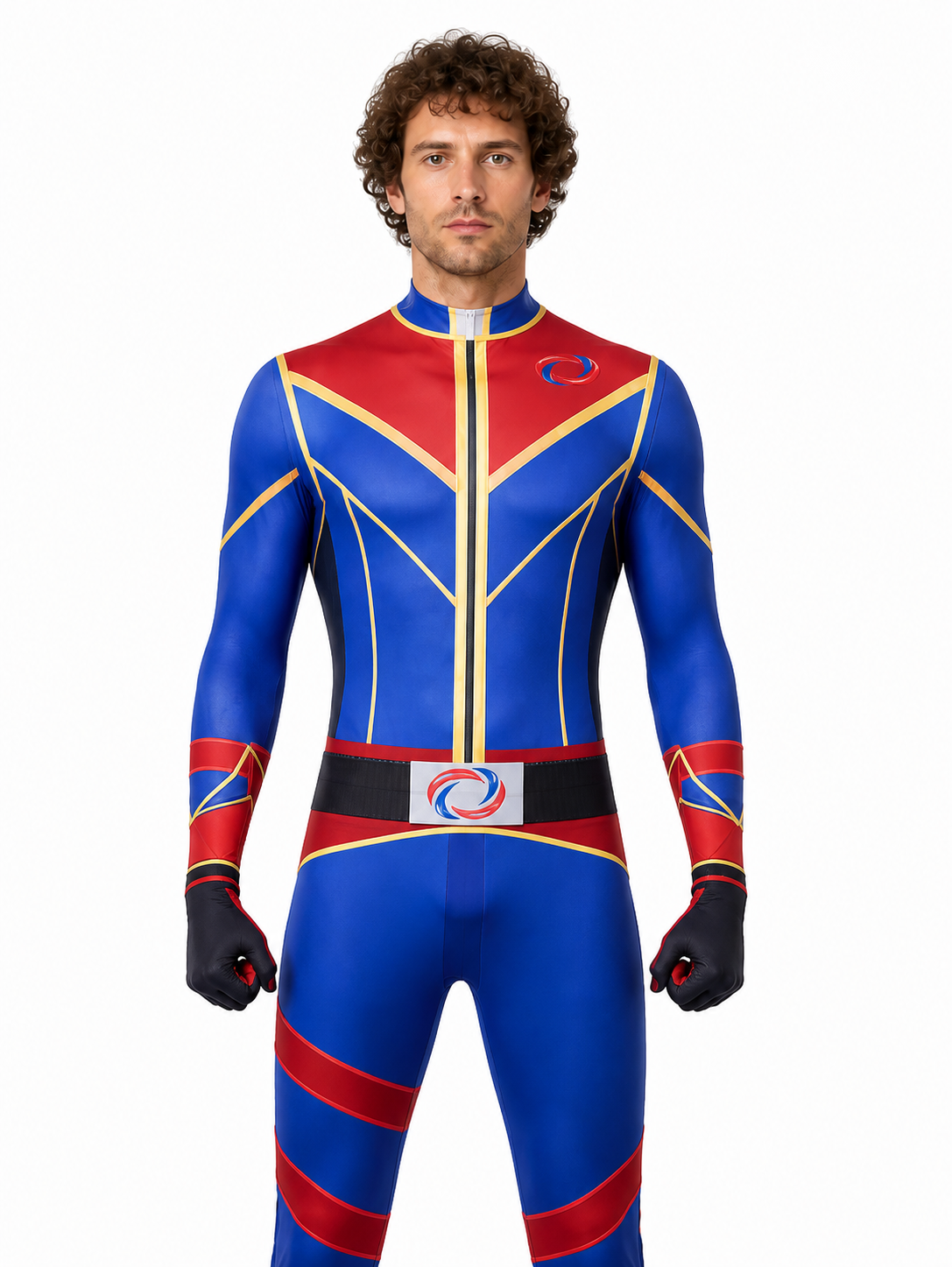 High-Collar Cosplay Jumpsuit Costume Costumes detail 3
