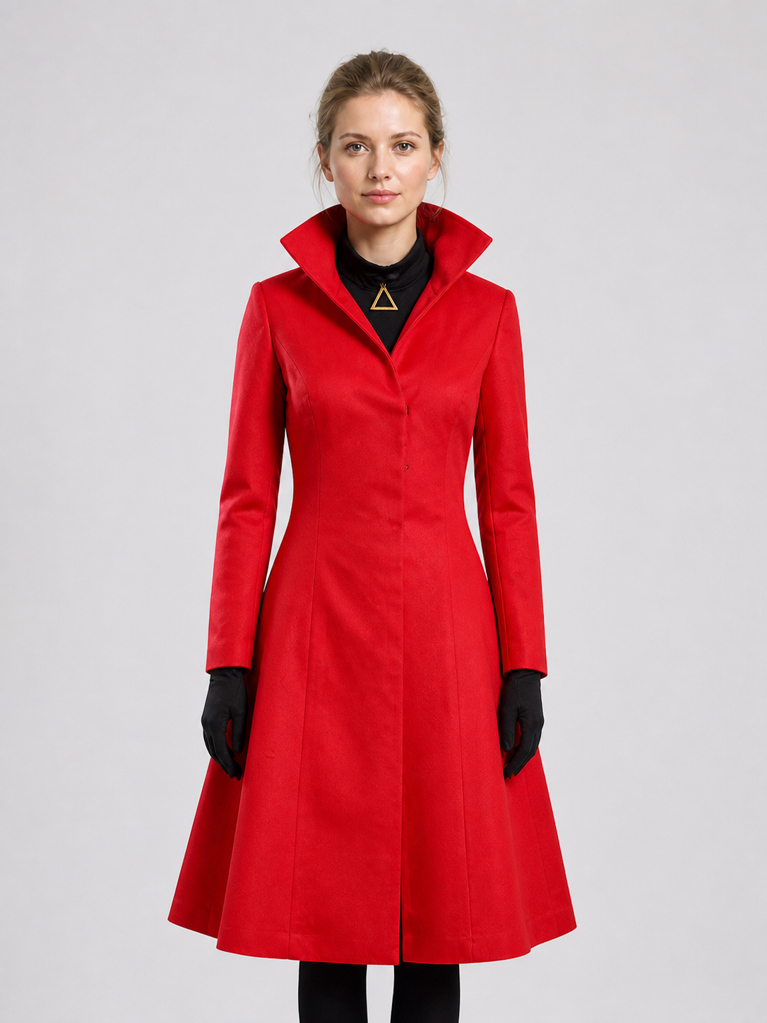 Long Red A-Line Coat with Hood, Star Wars product detail