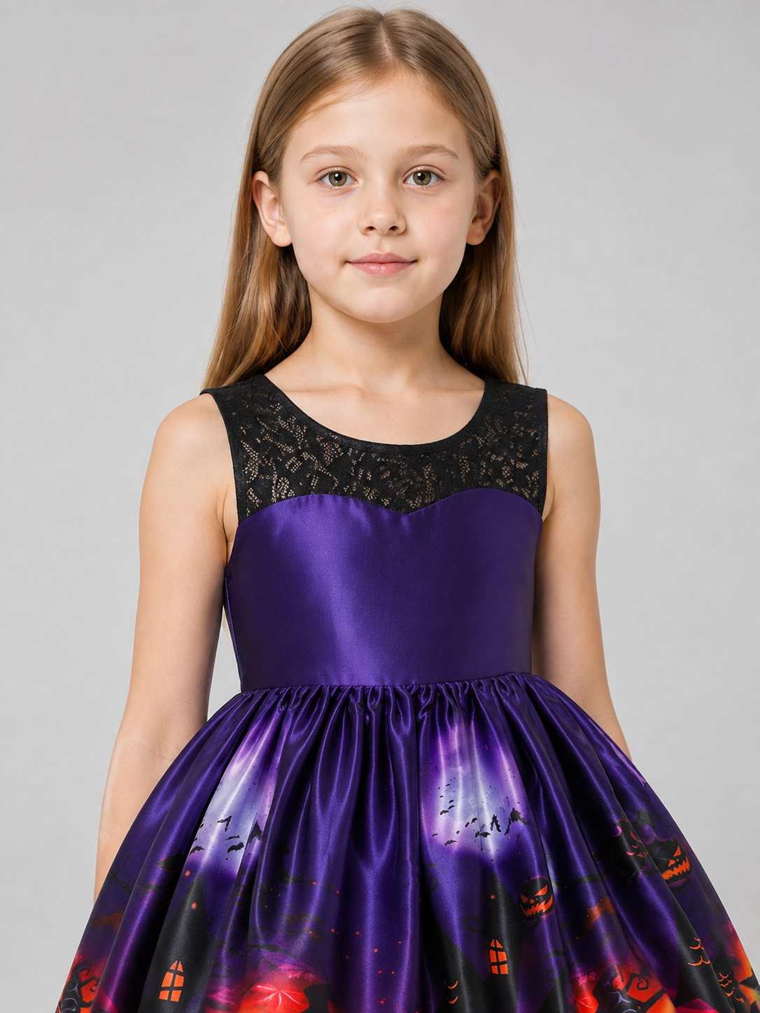 Children's Purple Halloween Costume Dress Costume Dresses detail 2