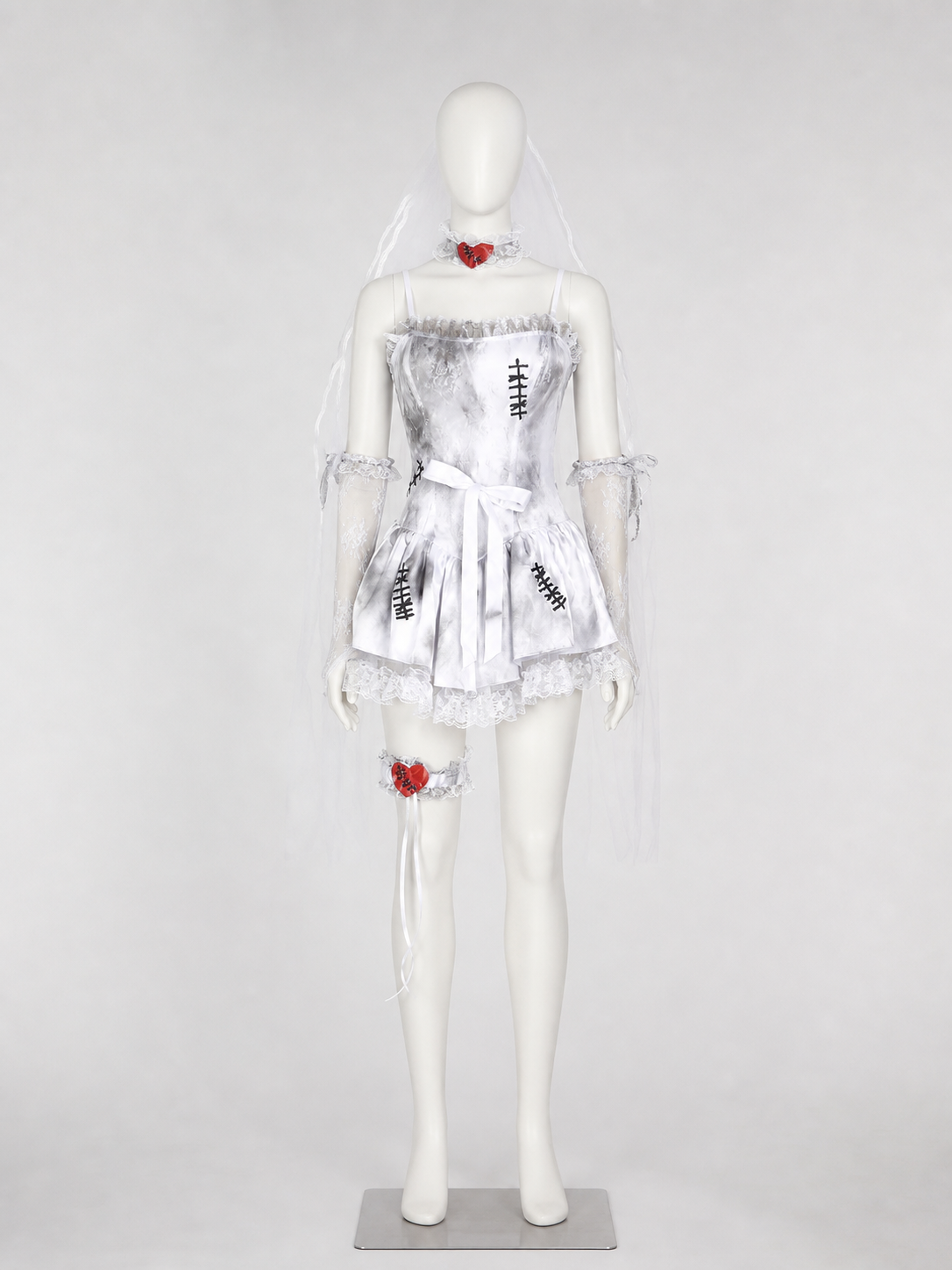 Gothic Lace Halloween Costume Dress
