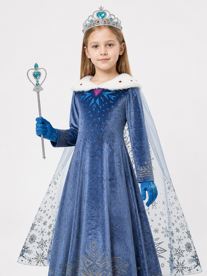 Snow Queen Costume for Halloween and Cosplay Costumes detail 2