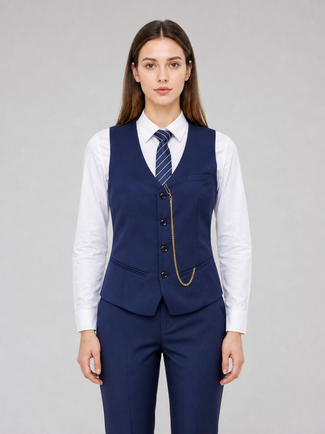 Vintage Gatsby-Style Costume with Vest and Hat