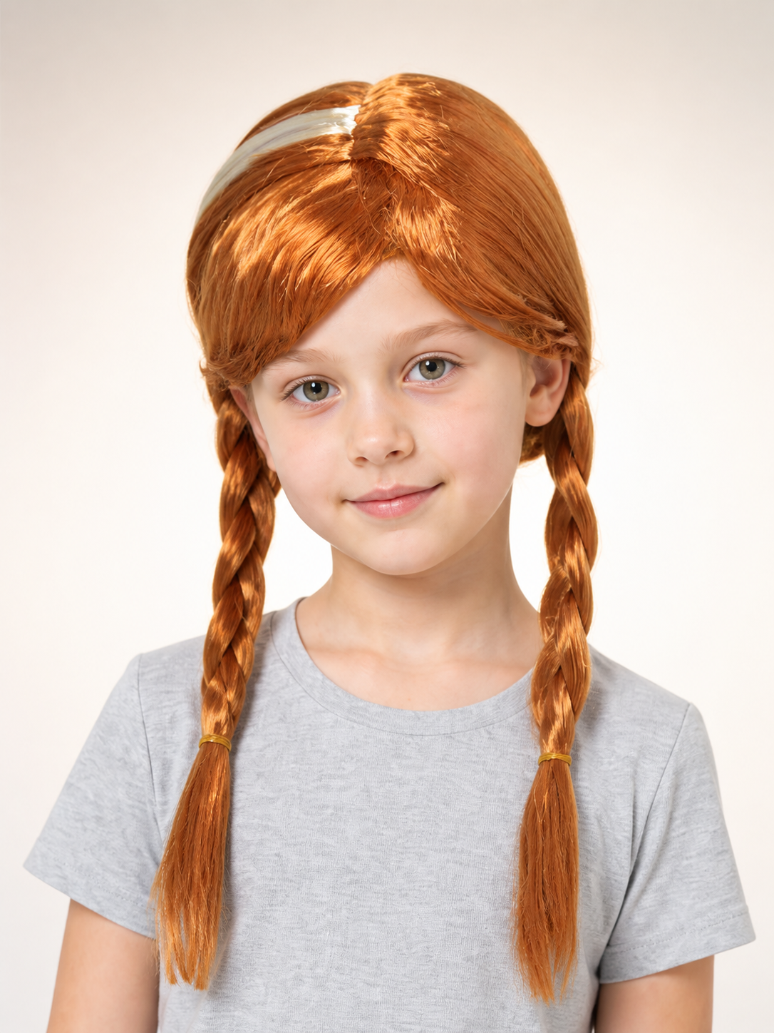 Halloween and cosplay carnival wig with two braids Costume Wigs detail 2
