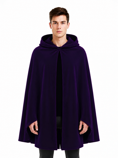 Long Hooded Cloak for Role-Playing Costume Capes detail 2