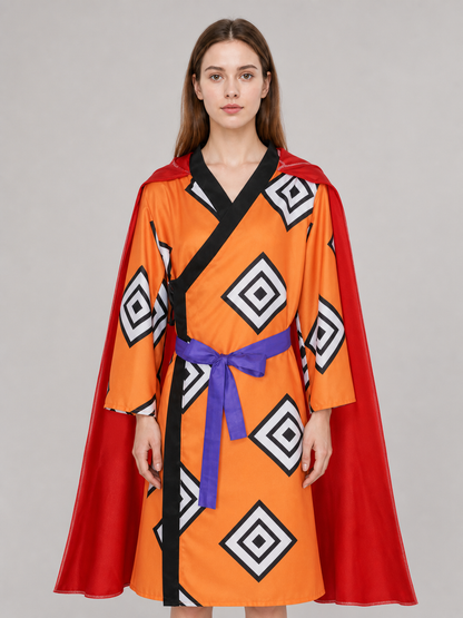One Piece Jinbe Cosplay Costume with Cape