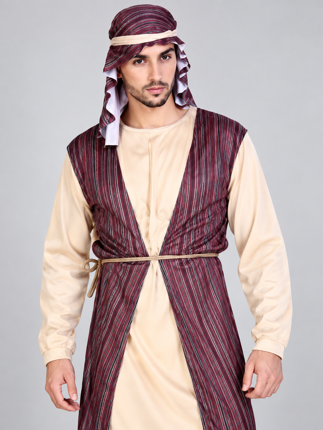 Arabic Carnival Costume with Headpiece and Belt