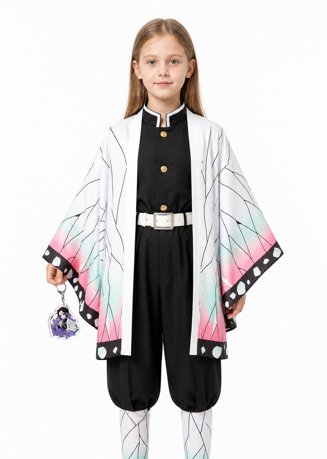Anime Butterfly Gradient Cosplay Costume Costumes detail 3