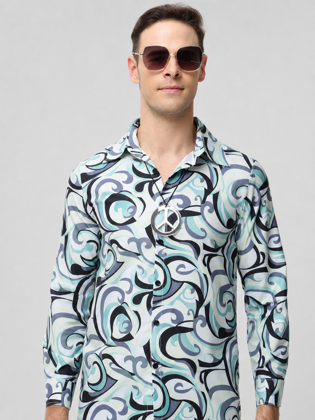 Retro Stage Costume: Shirt and Flared Pants