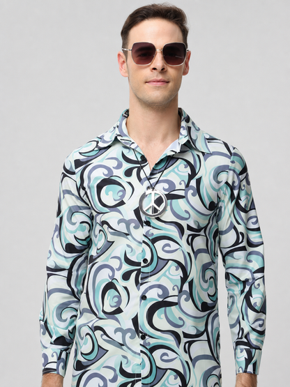 Retro Stage Costume: Shirt and Flared Pants
