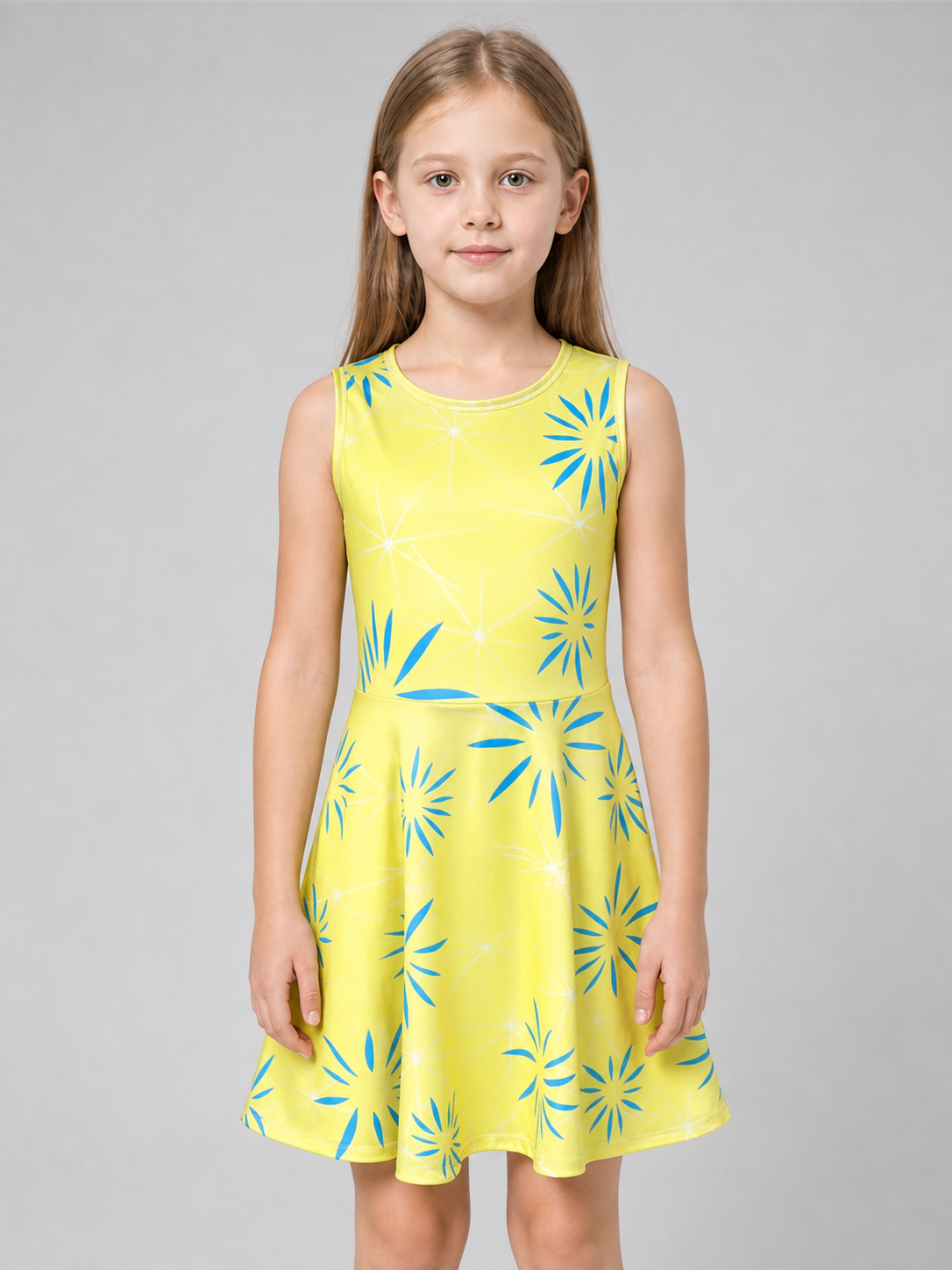 Inside Out 2 Pattern Cosplay Dress