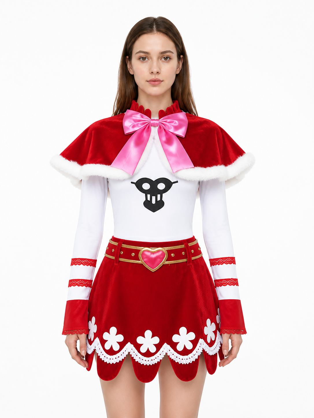 Perona One Piece Cosplay Costume with Cape Costume Capes detail 3