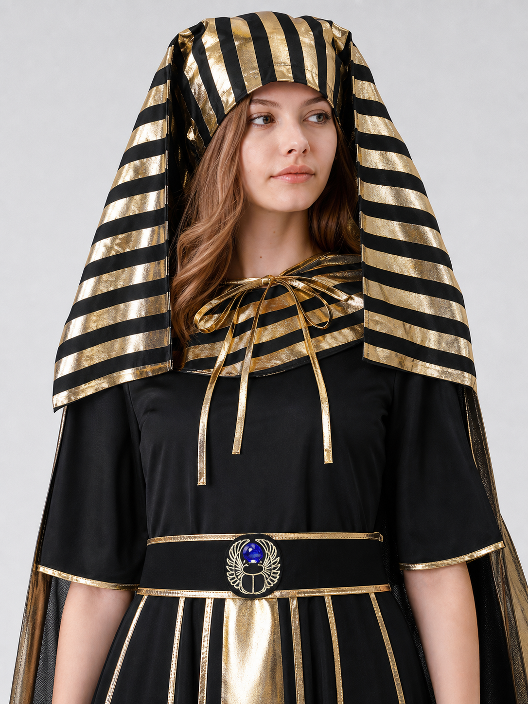 Egyptian Costume with Headdress and Cape