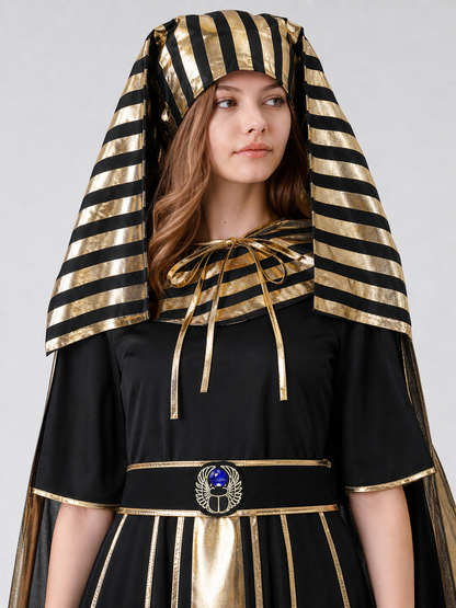Egyptian Costume with Headdress and Cape