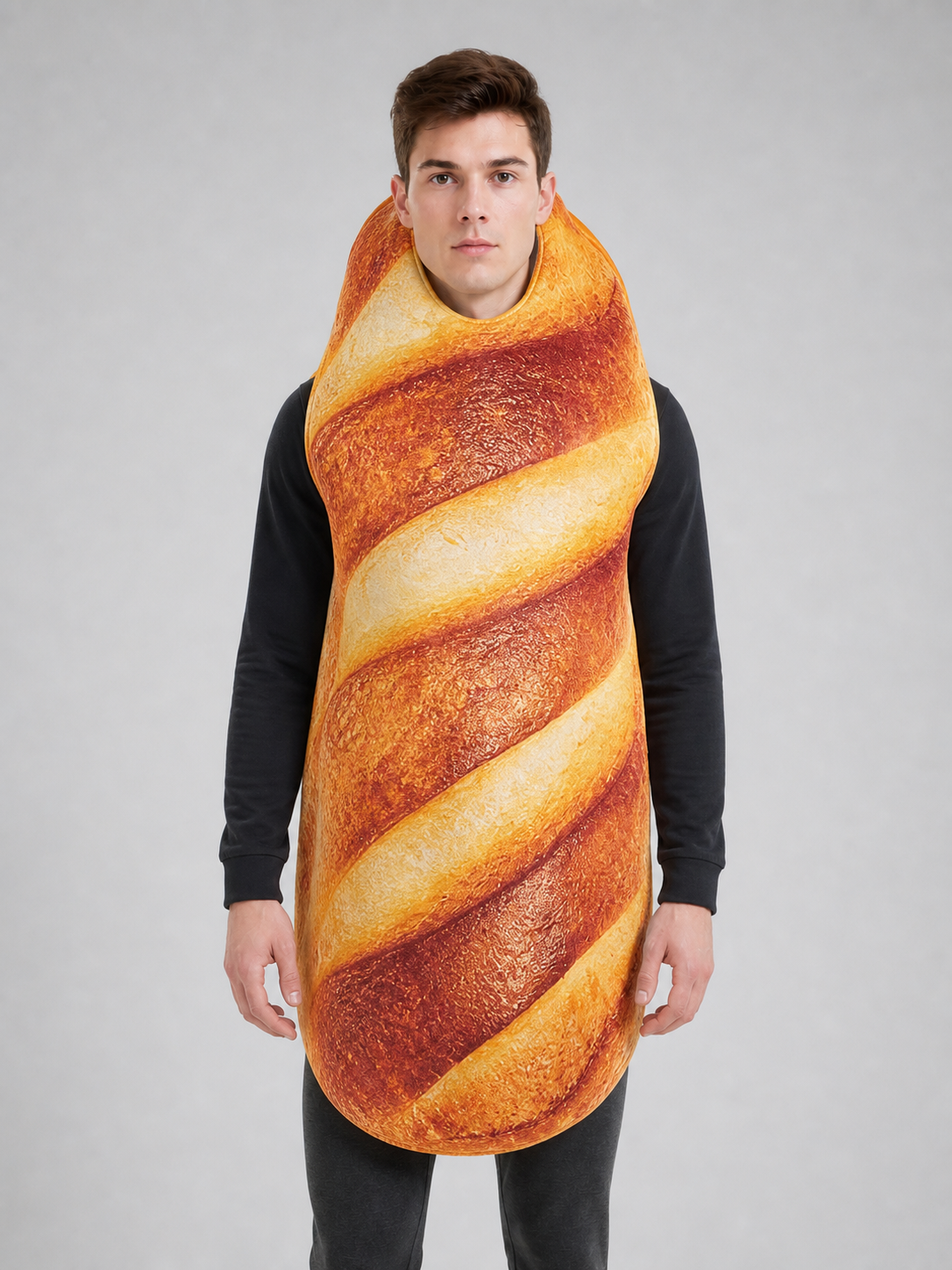 Bread Costume with Hood for Themed Parties