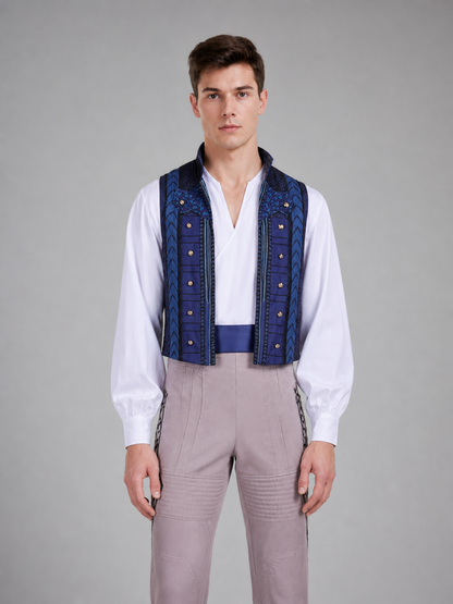 Fiyero "Wicked" Cosplay Costume: Vest, Shirt, Pants