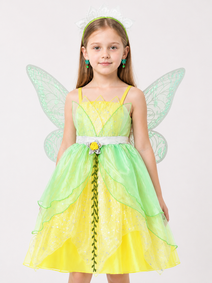 Halloween Princess Costume Dress with Butterflies