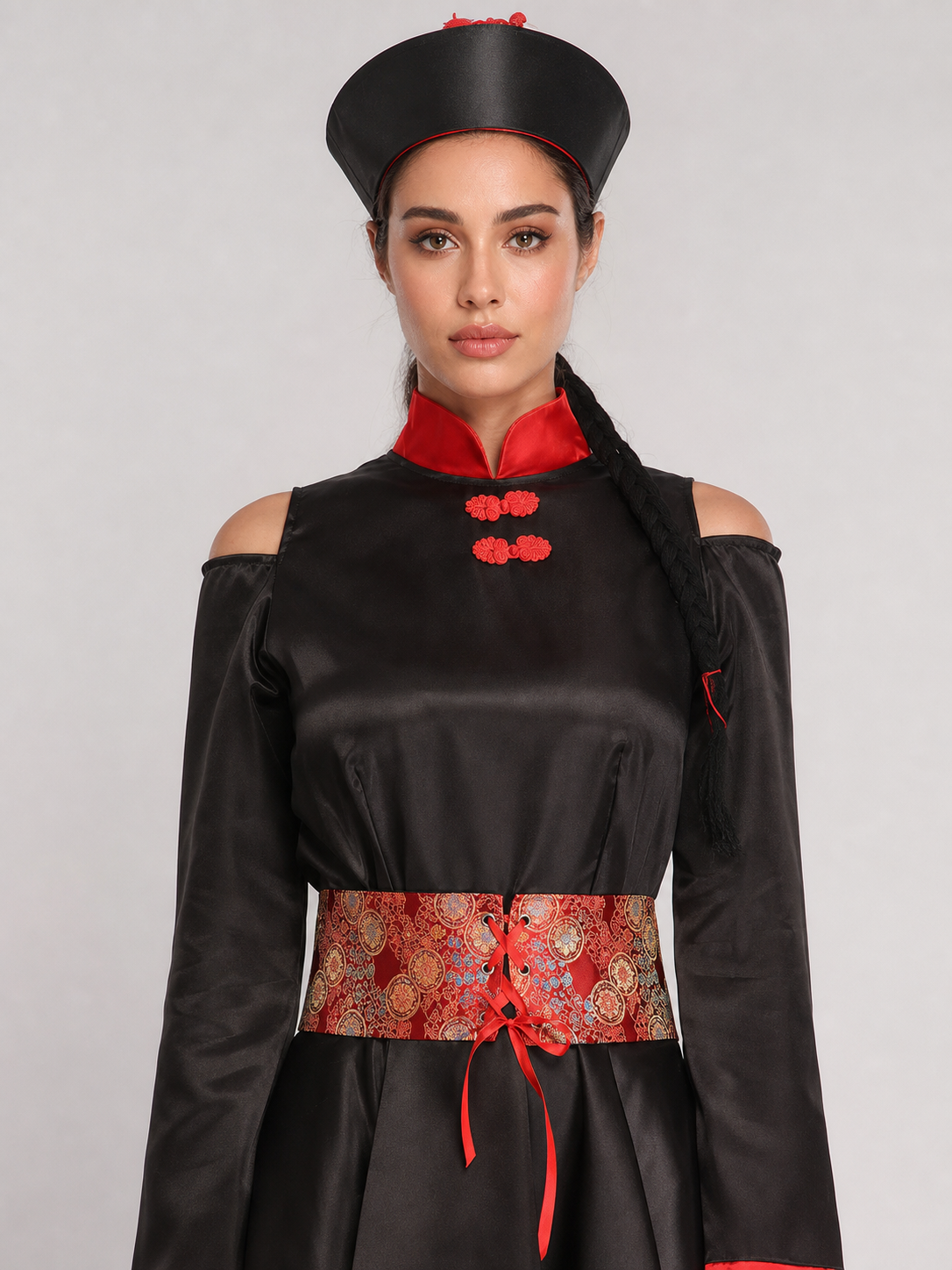 Chinese Zombie Cosplay Costume with Hat