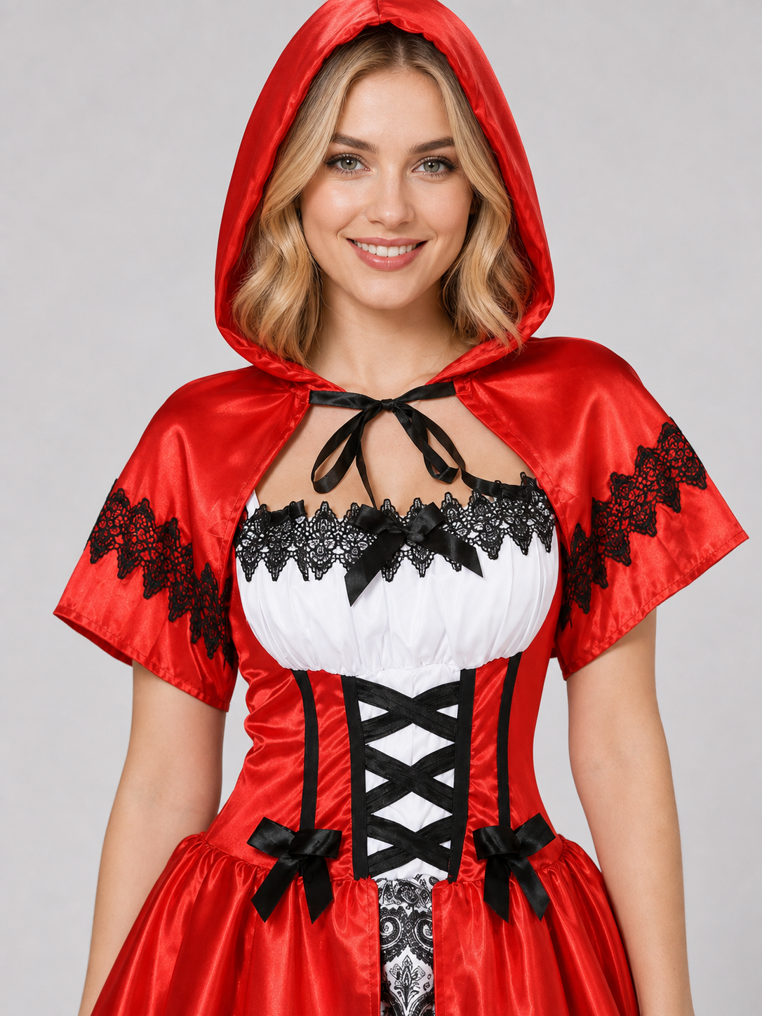 Little Red Riding Hood Hooded Cosplay Dress