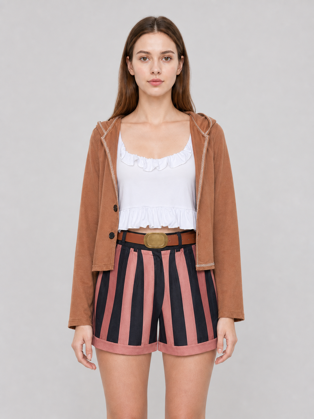 Poni cosplay costume from One Piece with jacket and shorts