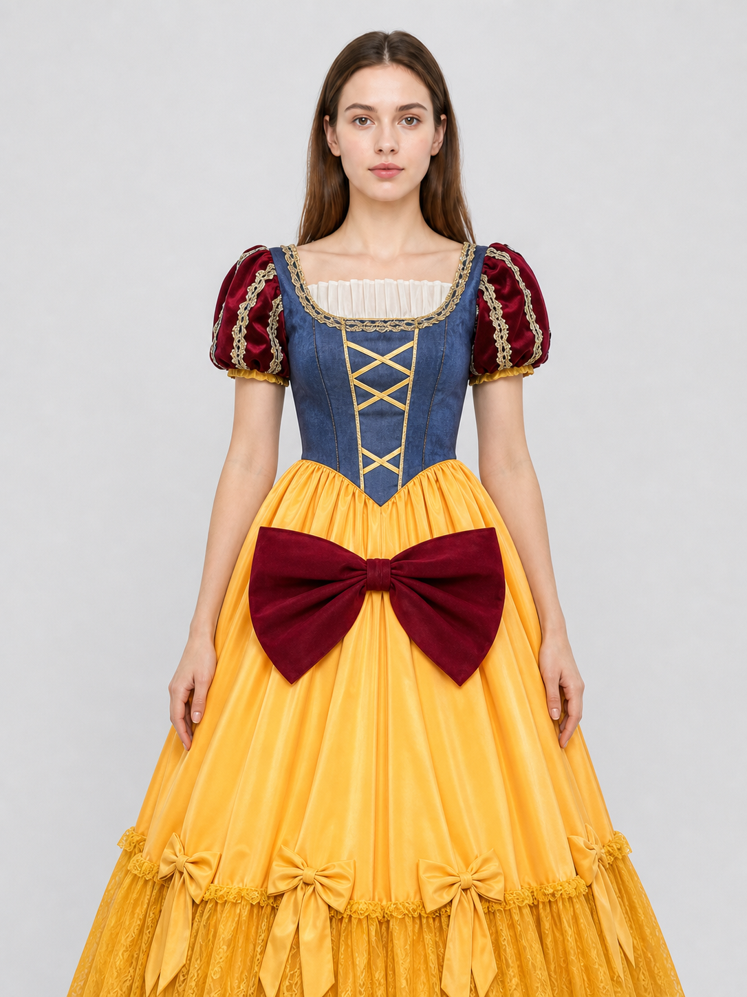 Snow White Costume Dress for Festive Performances