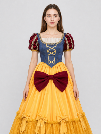 Snow White Costume Dress for Festive Performances