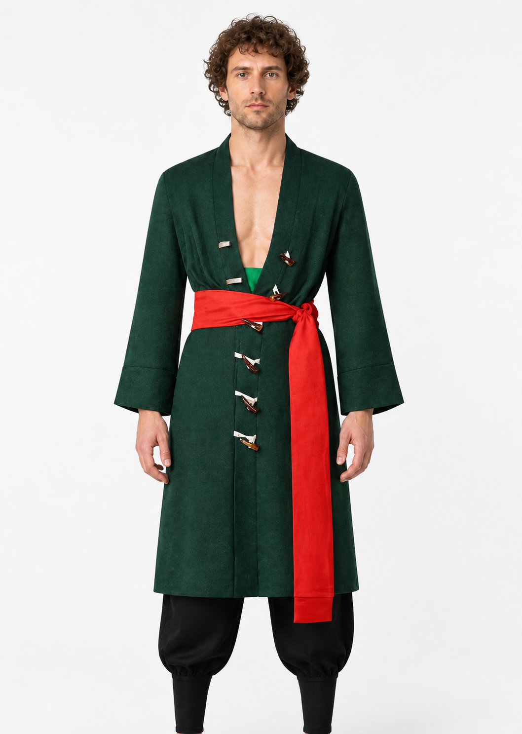 Zoro One Piece Cosplay Costume for Halloween Costumes detail 3