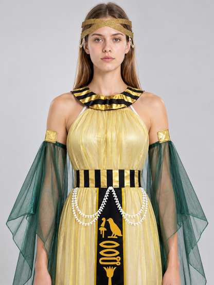 black egyptian_themed_carnival_costume_dress_cape_accessories product image 6