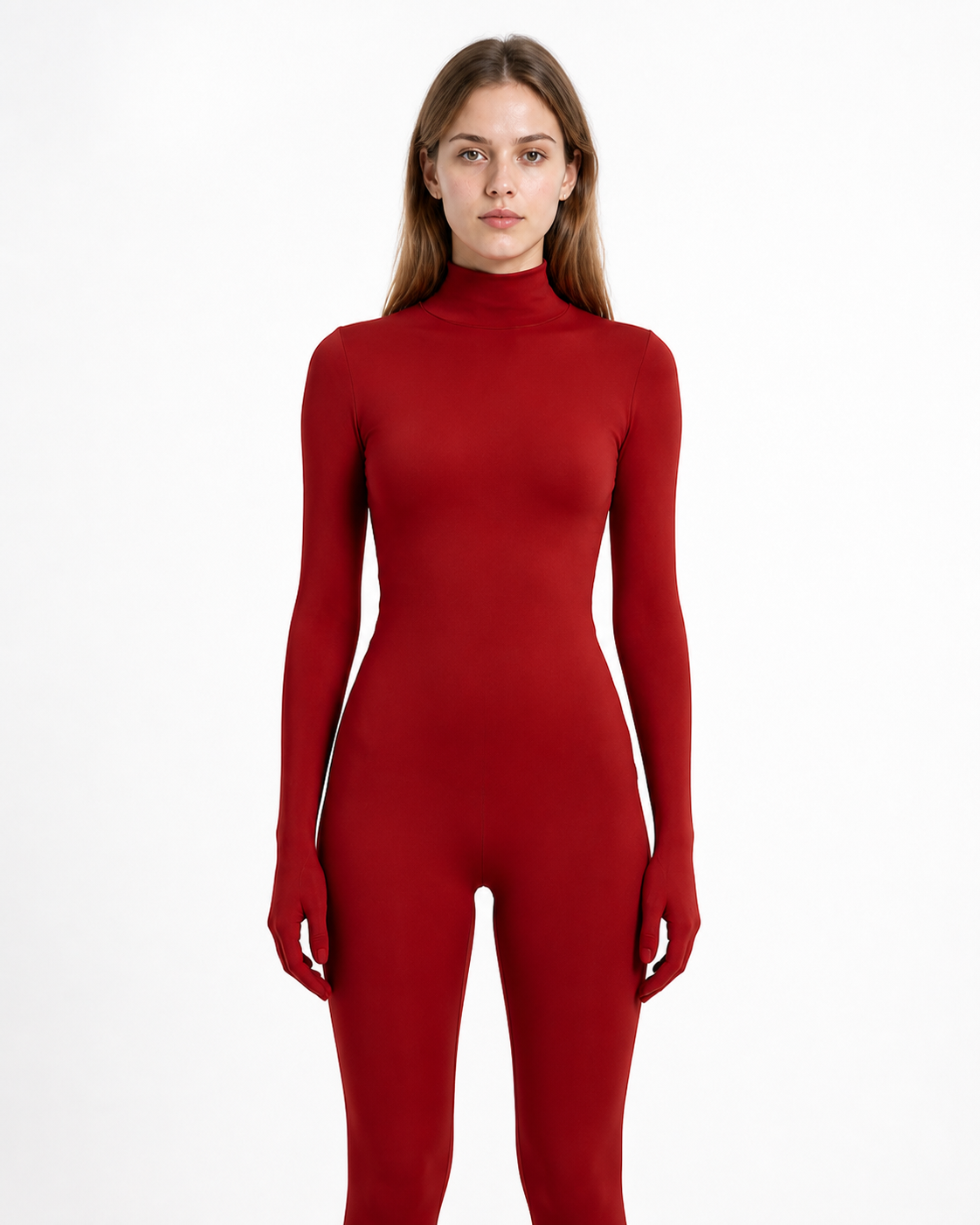 Form-Fitting Jumpsuit with Covered Hands and Feet product detail 3