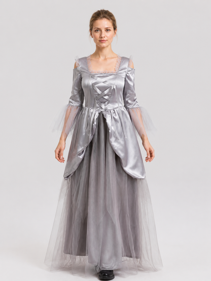 Halloween Cosplay Dress, Gothic, Gray Costume Dresses detail 3