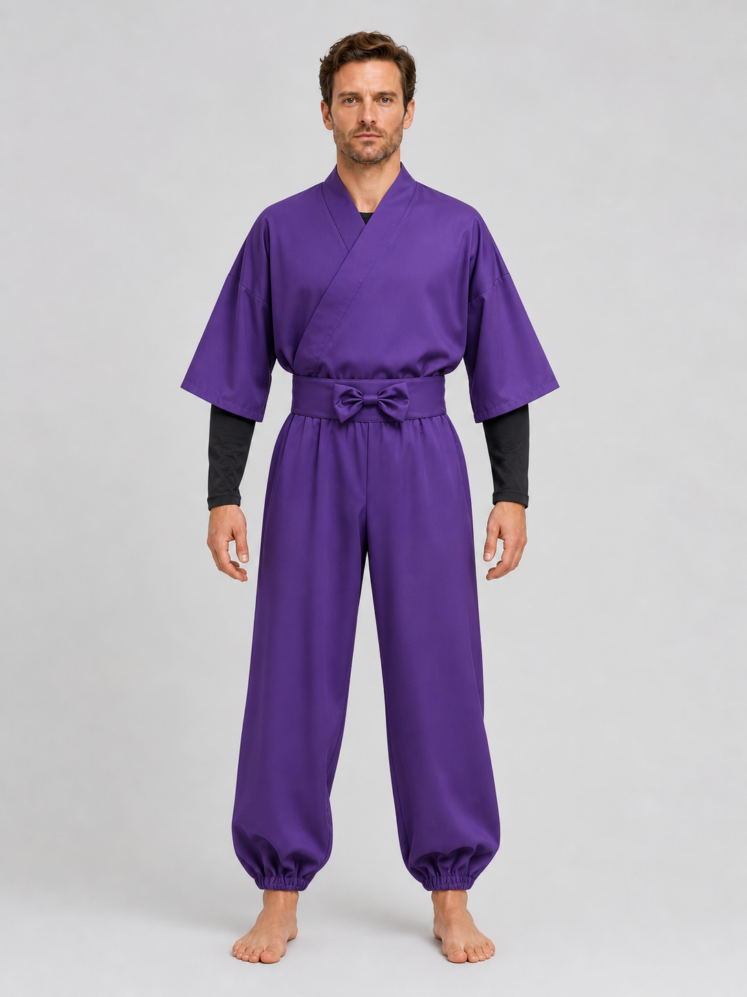 Anime Cosplay Ninja Costume, Japanese-Style Jumpsuit Costumes detail 3