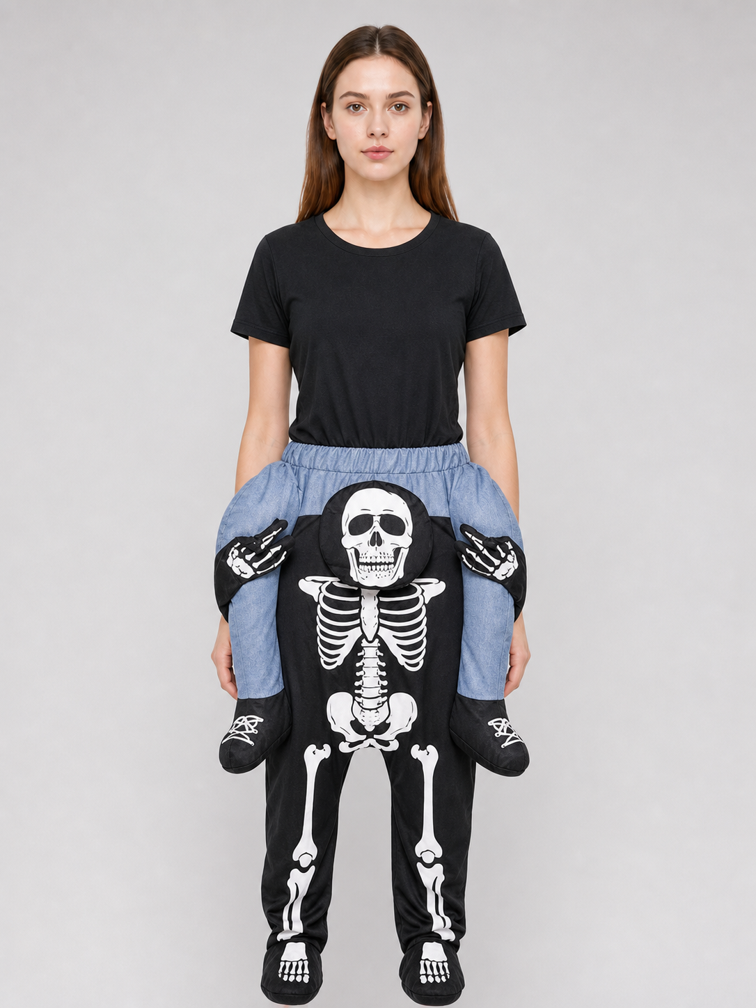 Halloween Skeleton Illusion Costume