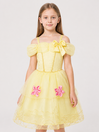 Yellow Princess Costume for Halloween Costumes detail 2
