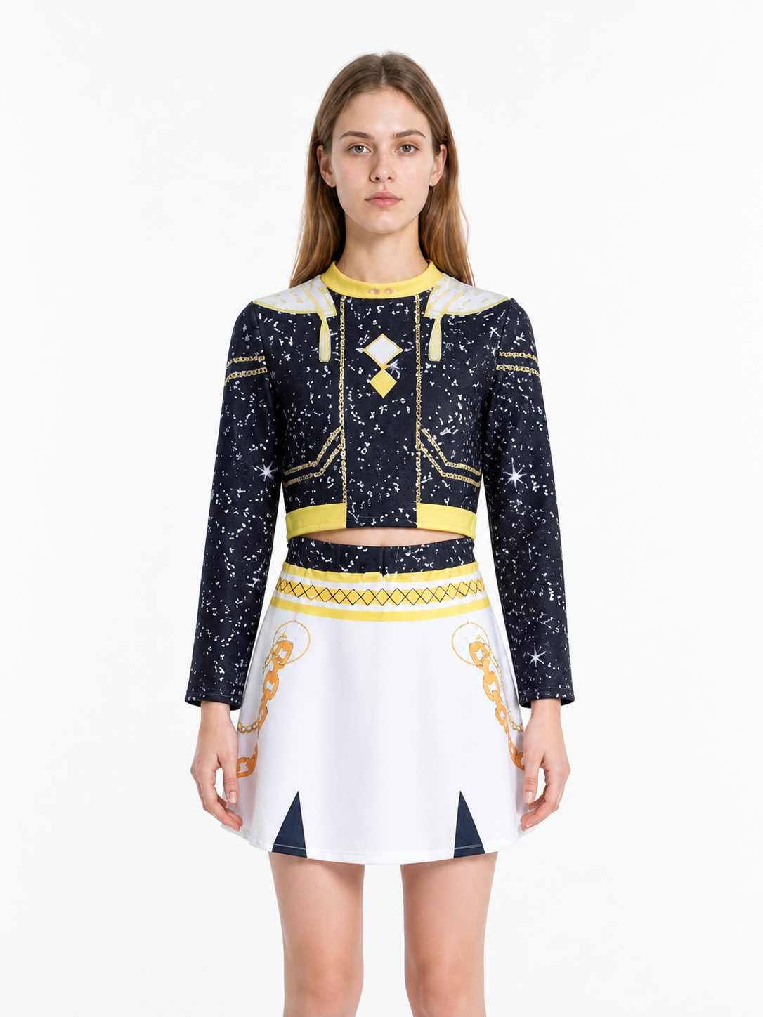 Children’s Costume: Top and Skirt with Gold Detailing