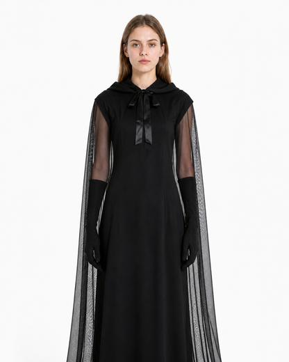 Hooded Costume: Dress, Cape, and Gloves Costume Dresses detail 3