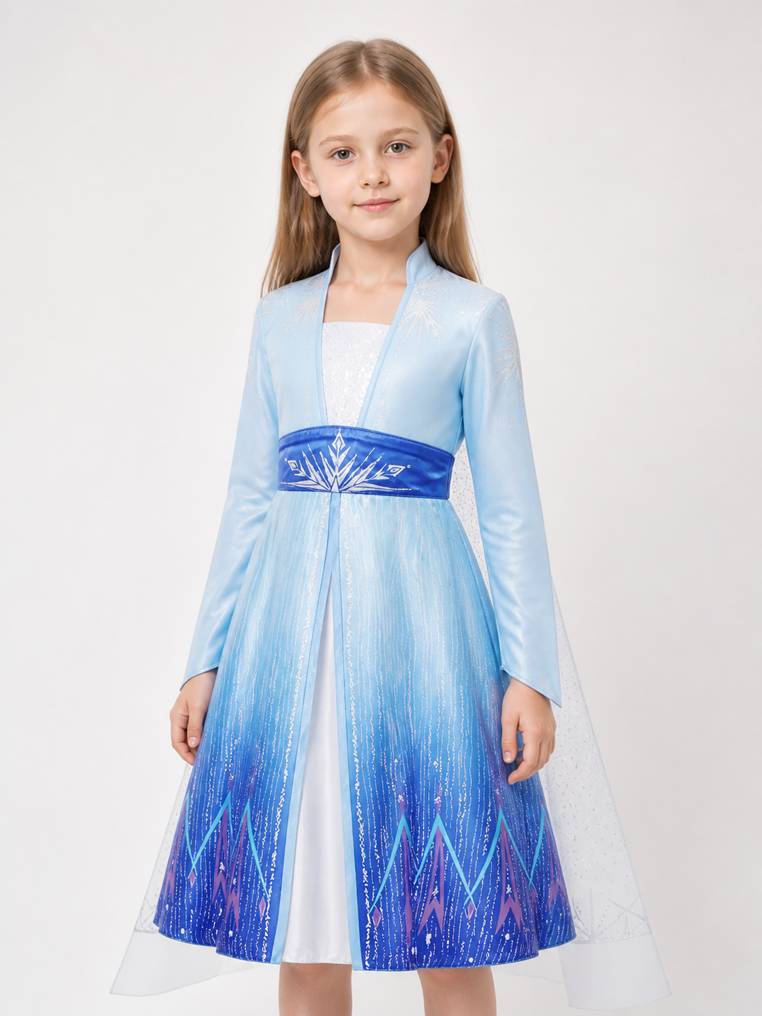 Blue Princess Costume Dress for Halloween Costume Dresses detail 2