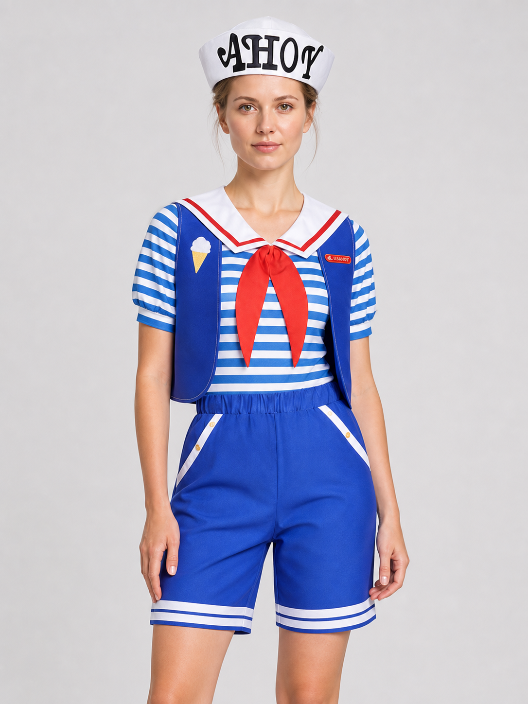 Stranger Things Cosplay Costume, Nautical Style Costumes detail 3