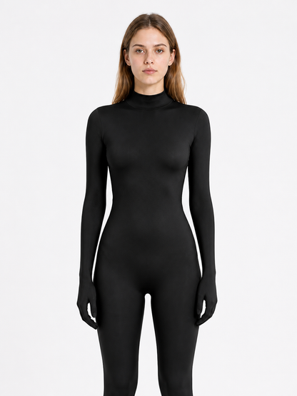 Black Zentai Bodysuit with Covered Hands and Feet product detail 3