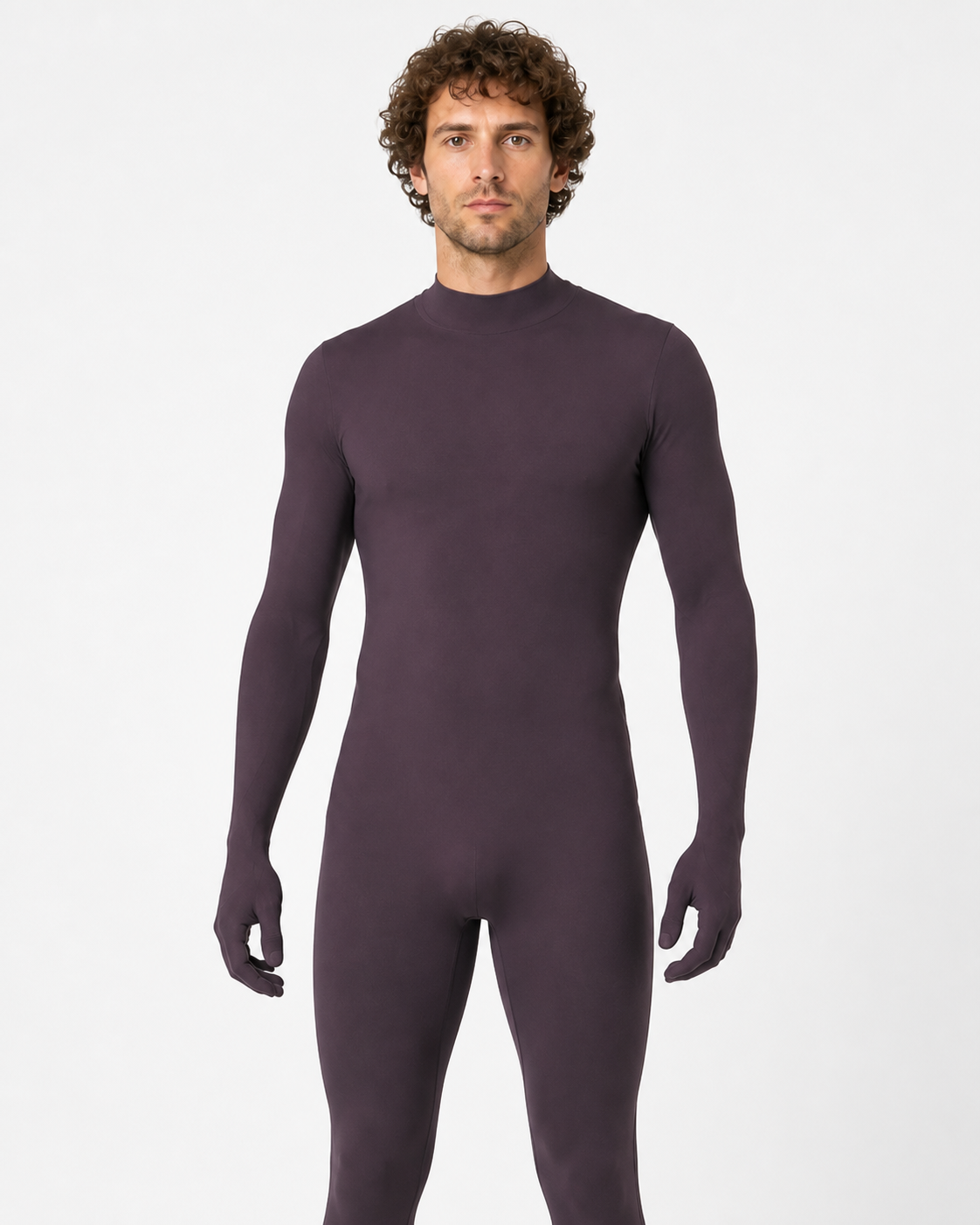 Fitted Zentai Jumpsuit with Open Head product detail 2