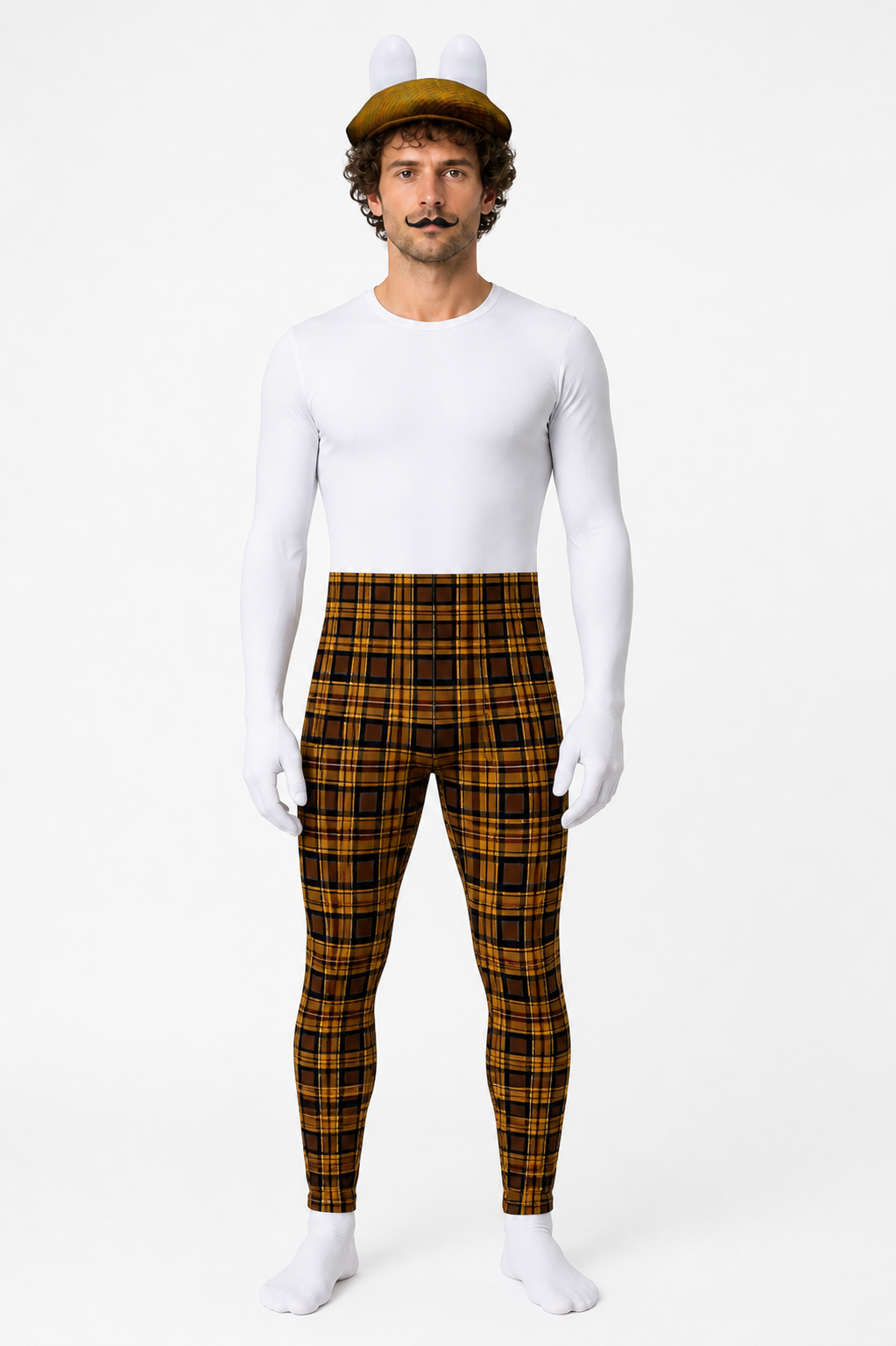Carnival Jumpsuit with Plaid Bottom for Play Costumes detail 3