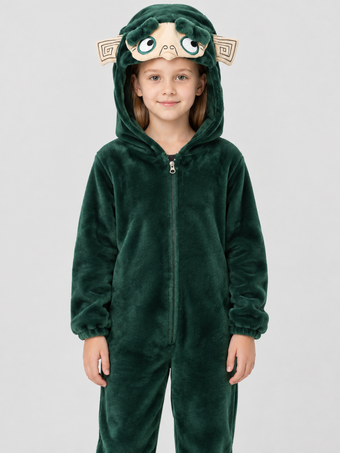 Kids' Hooded Dragon Pajama Bodysuit