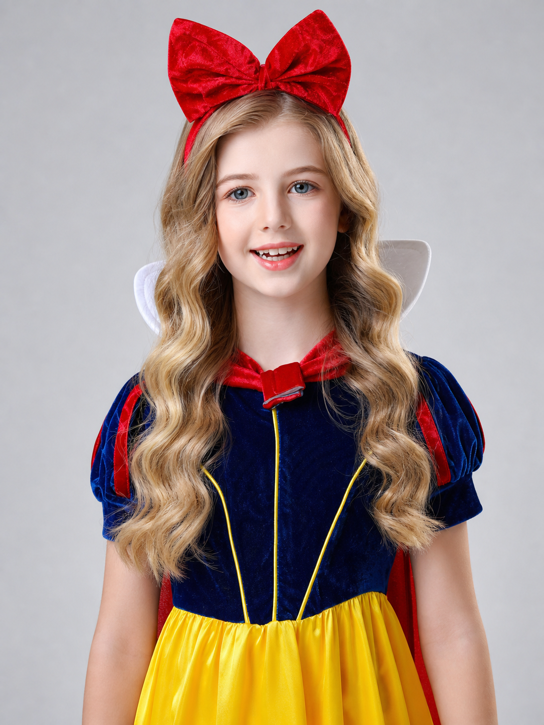 Princess Carnival Costume with Cape and Bow
