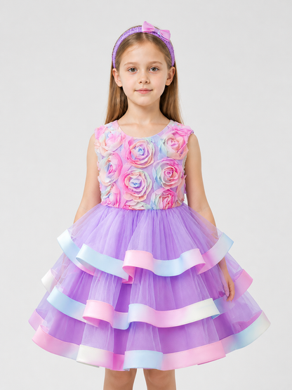 Princess Tutu Dress with a Multilayered Full Skirt